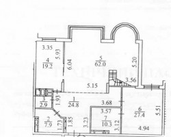Продажа 2-х уровневой, 4-х комнатной квартиры, ЖК «Липская башня». Киев