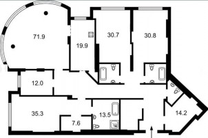 Продажа 4-х комнатной квартиры 308м ЖК Diamond Hill. Київ
