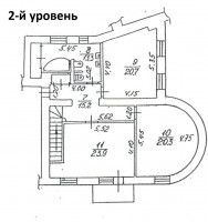 Аренда 4-х комнатной квартиры в 2-х уровнях с камином Киев центр. Київ