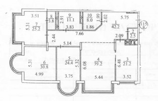 Продажа 4-х комнатной квартиры, ЖК «Липская башня». Киев