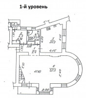 Аренда 4-х комнатной квартиры в 2-х уровнях с камином Киев центр. Київ