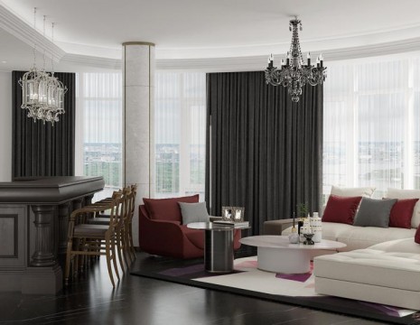 Апартаменты 308м ЖК «Diamond Hill» на Печерске с видом на город. Київ