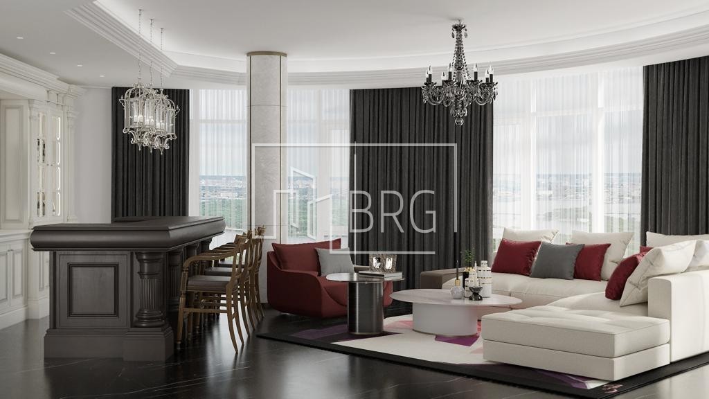 Апартаменты 308м ЖК «Diamond Hill» на Печерске с видом на город. Київ