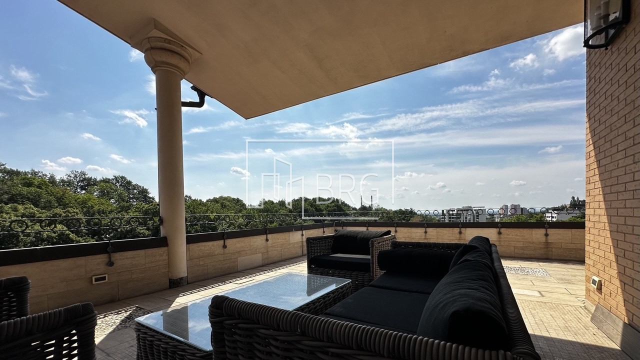 Пентхаус с терассой и видом на Ботанический сад Печерск. Київ