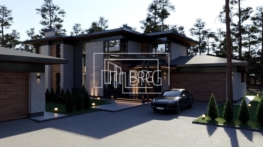 Продажа нового современного дома с бассейном 384м Козин. Київська обл